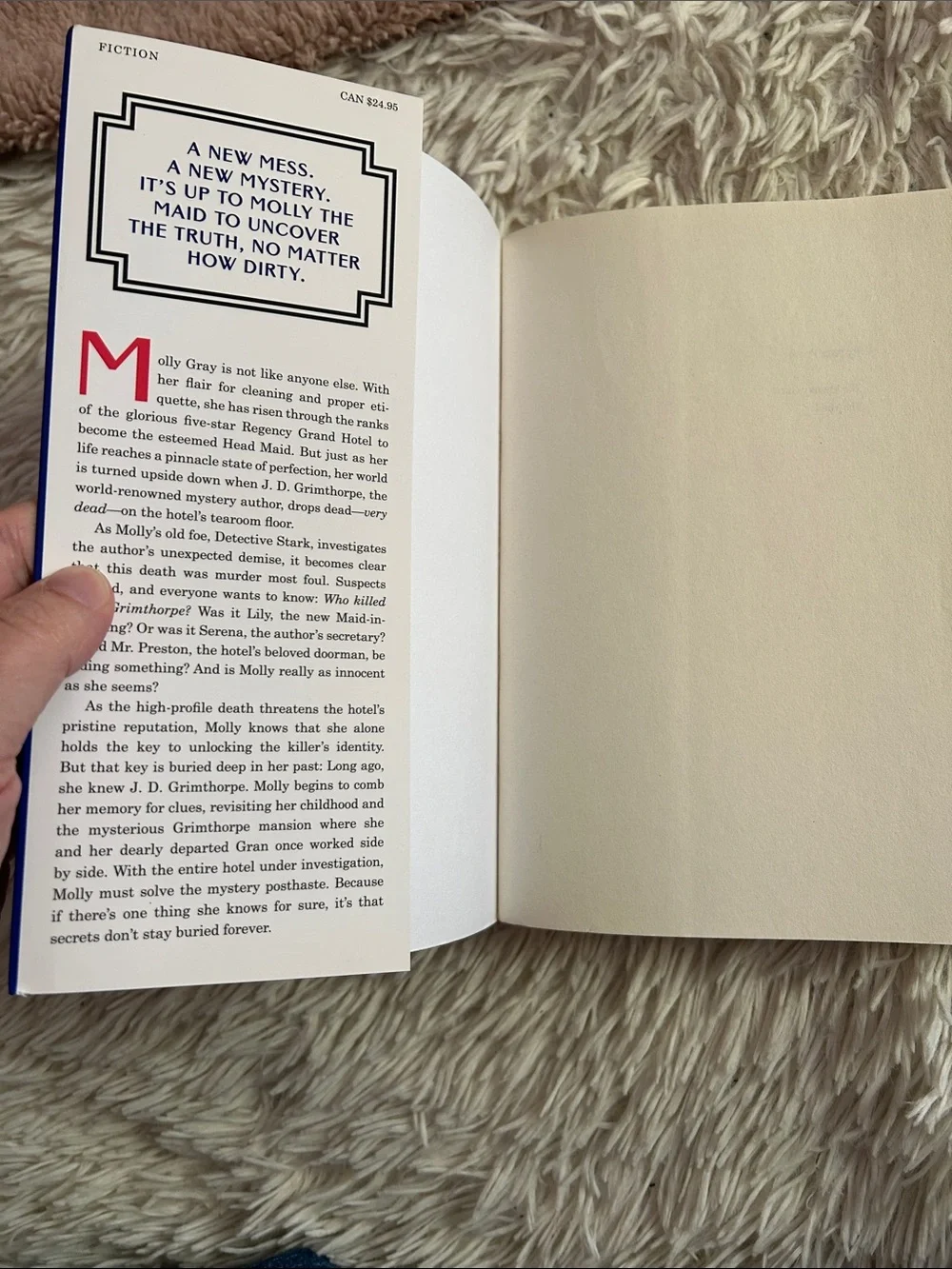 The Mystery Guest by Nita Prose - Blue paperback Novel, like new - Picture 3 of 7